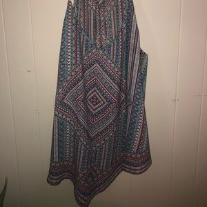 Plus size multicolored tank